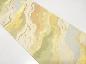 アンティーク　霞模様織り出し袋帯（材料）